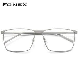 FONEX Pure Titanium Glasses Frame Men 2020 Prescription Eye Glasses for Men Square Eyeglasses Myopia Optical Frame Eyewear 8526