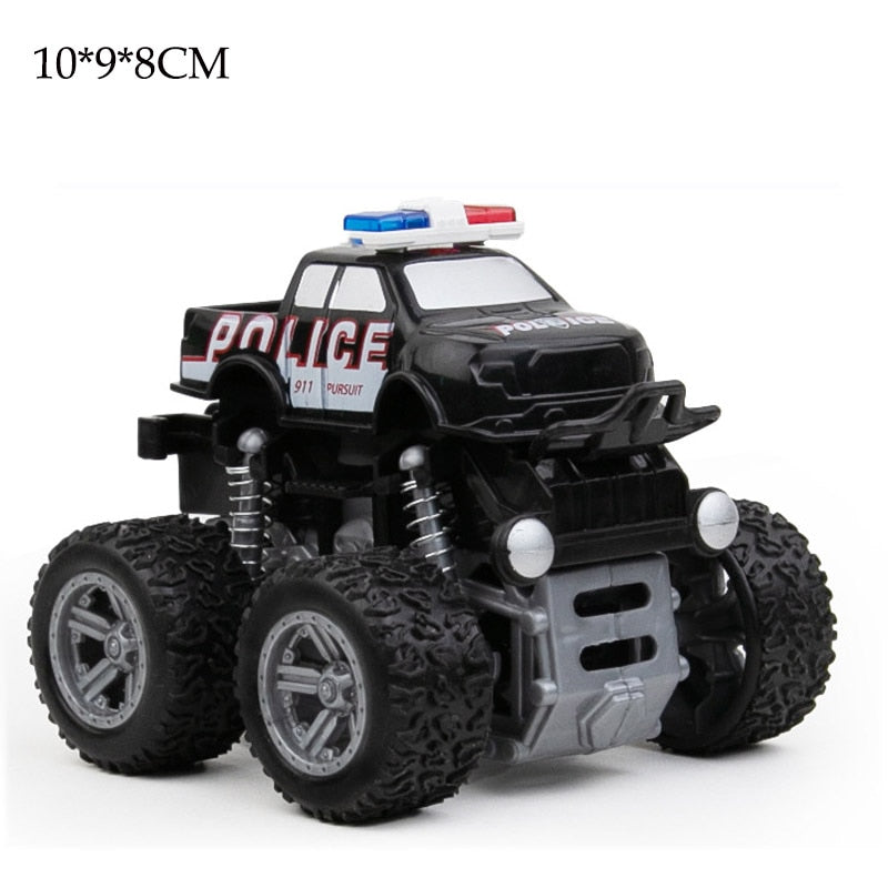 Mini inertiel tout-terrain véhicule Pullback enfants jouet voiture en plastique Friction cascadeur voiture Juguetes Carro enfants jouets pour garçons