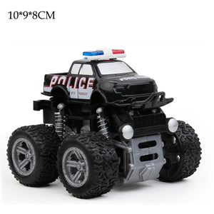 Mini inertiel tout-terrain véhicule Pullback enfants jouet voiture en plastique Friction cascadeur voiture Juguetes Carro enfants jouets pour garçons