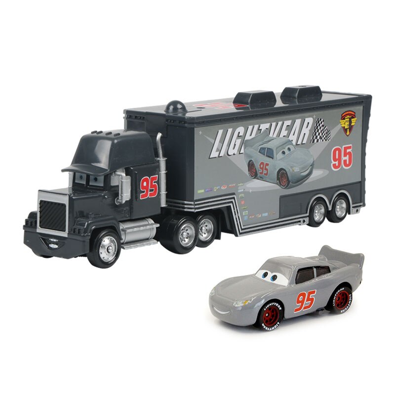 Disney Pixar Cars 2 3 Toys Lightning McQueen Jackson Storm Mack Uncle Truck 1:55 Diecast Model Car Toy Children Christmas Gift