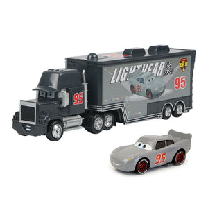 Disney Pixar Cars 2 3 Toys Lightning McQueen Jackson Storm Mack Uncle Truck 1:55 Diecast Model Car Toy Children Christmas Gift