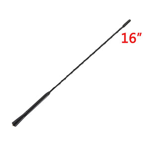 9/11/16 Inch Universal Car Roof Mast Whip Stereo Radio FM/AM Signal Aerial Amplified Antenna For VW BMW Benz Mazda Audi Toyota