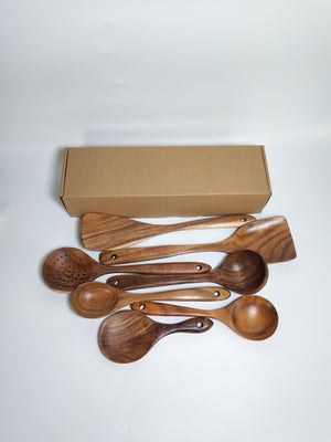 Wooden kitchen tool kit