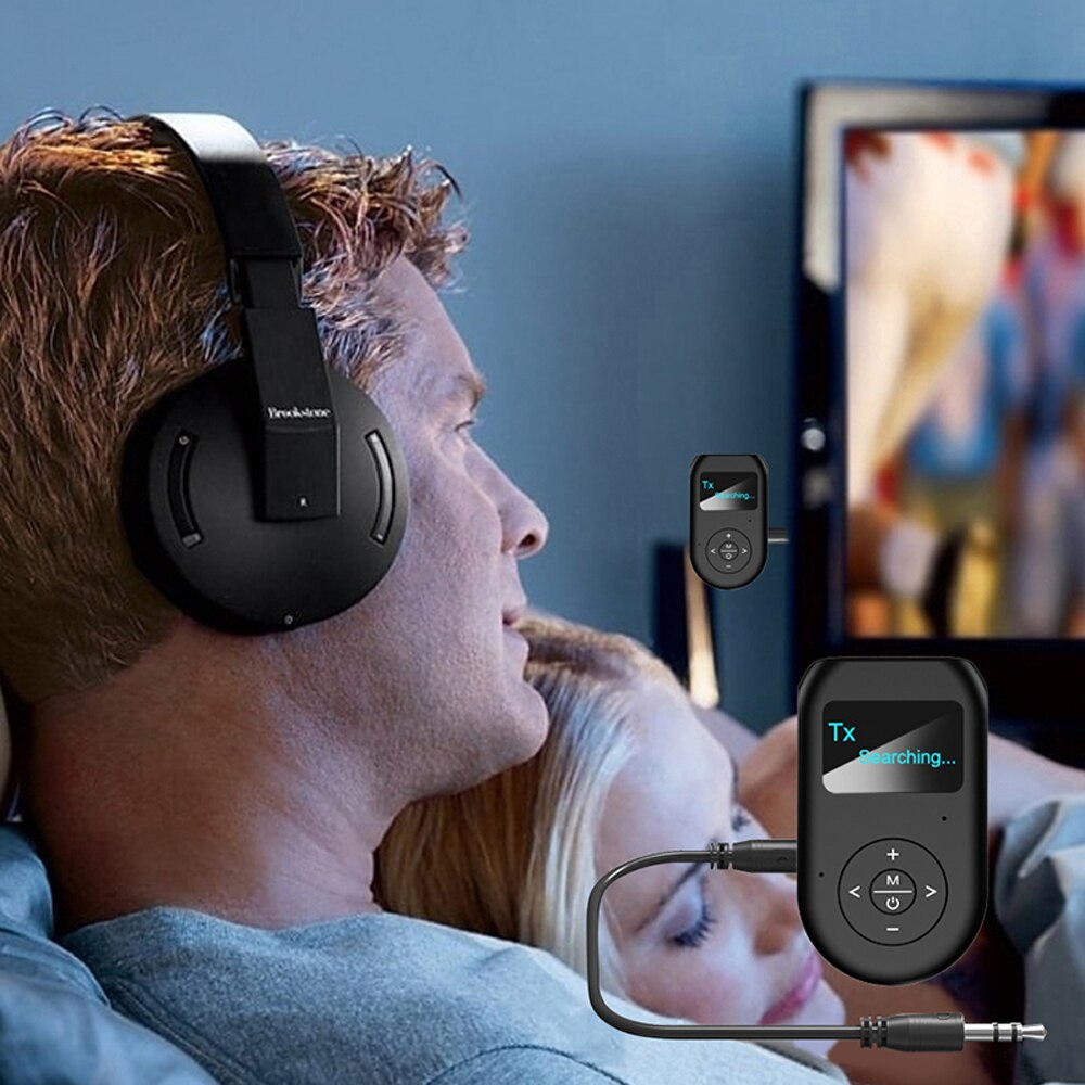 Bluetooth 5.0 Audio récepteur émetteur EDR AUX 3.5MM 3.5 Jack USB musique stéréo sans fil adaptateurs Dongle pour voiture TV PC haut-parleur