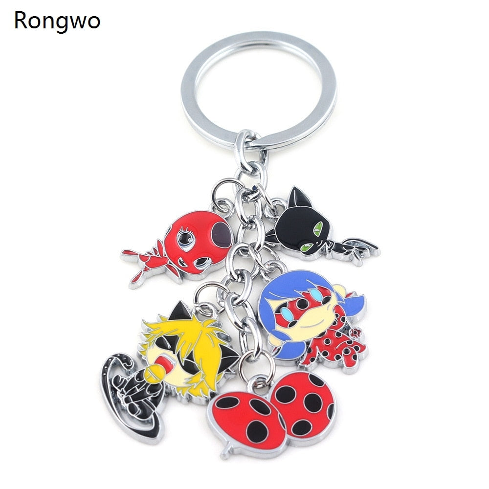 Anime Ladybug Black Cat Bee Hair Accessories Hair Comb Hairpin Girls Women Fashion Personality Jewelry Cosplay Holiday Gifts Box