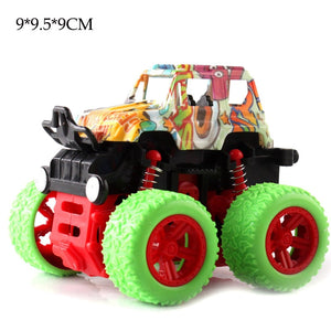 Mini inertiel tout-terrain véhicule Pullback enfants jouet voiture en plastique Friction cascadeur voiture Juguetes Carro enfants jouets pour garçons