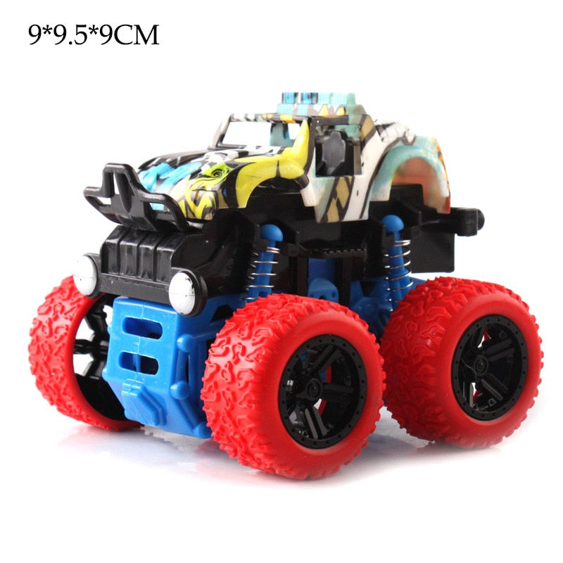Mini inertiel tout-terrain véhicule Pullback enfants jouet voiture en plastique Friction cascadeur voiture Juguetes Carro enfants jouets pour garçons