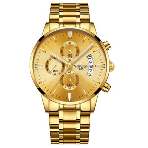 NIBOSI 2020 Mens Watches Top Brand Luxury Men Blue Watch Military Sport Wristwatch Quartz Watch erkek saat Relogio Masculino