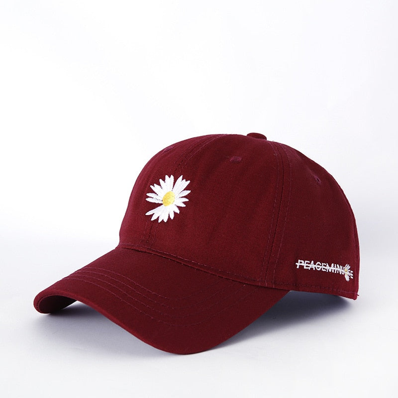 Doitbest 2020 Little Daisies Baseball Cap Hat For Women Men Spring Summer Embroidery Outdoor Lady Girls Sports Caps Snapback