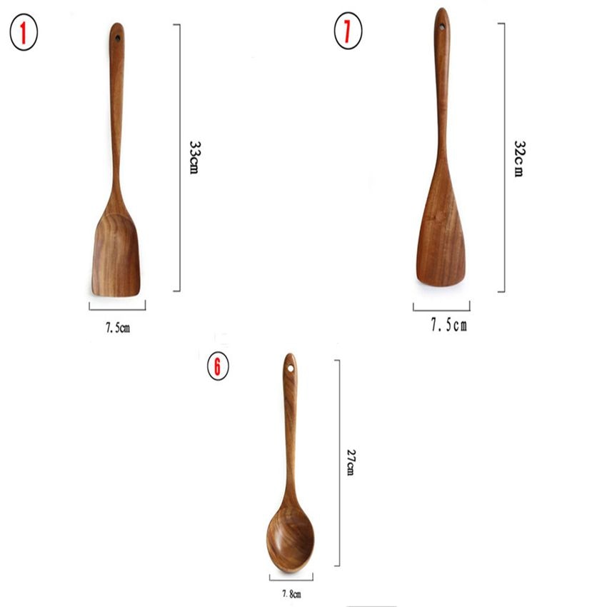 Wooden kitchen tool kit