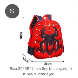 Crossten 3D spider design Waterproof Children's backpack boys girls Primary school Kindergarten Infantil Kids backpack Mochila