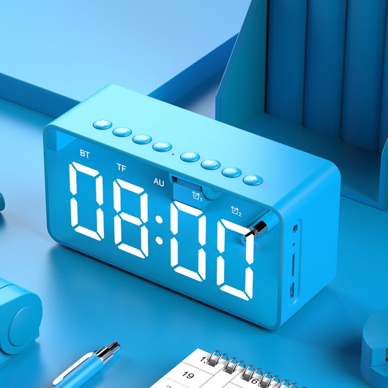 X9 BT501 BT506 Bluetooth Portable Mini Bass Wireless Mirror Remote Control Speaker Digital Music Sound Handfree FM Loudspeaker