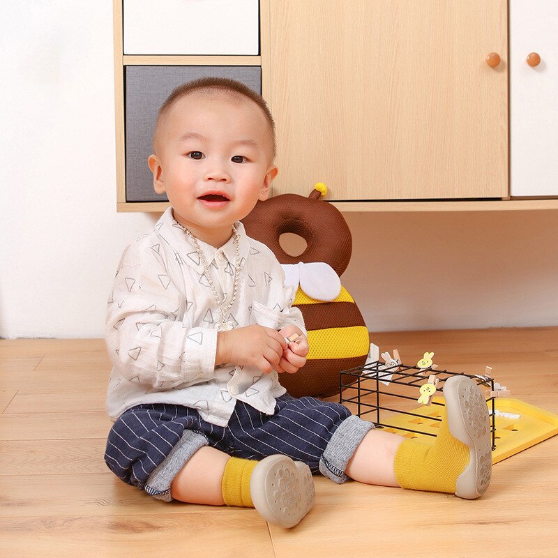 Baby Boys Girls Toddlers Moccasins Non-Skid Indoor Kids Floor Slipper Children Animal Breathable Cotton Knitted Shoes Ideal Gift