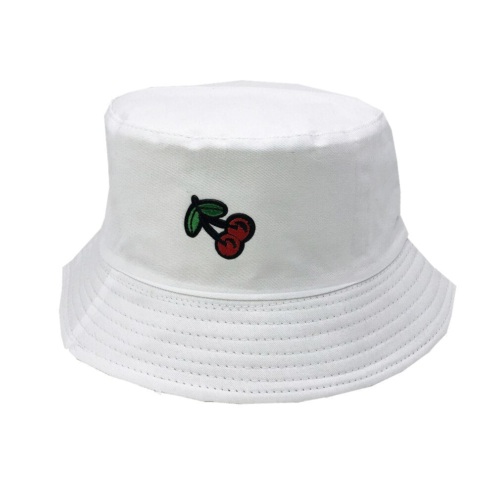 Unisex Embroidered Alien Foldable Bucket Hat Beach Sun Hat Street Headwear Fisherman Outdoor Cap Men and Woman Hat