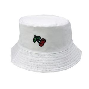 Unisex Embroidered Alien Foldable Bucket Hat Beach Sun Hat Street Headwear Fisherman Outdoor Cap Men and Woman Hat