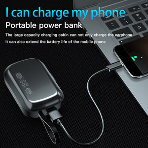 Oringinal Bluetooth Earbuds TWS Headset Wireless Headphones Touch Control HiFI Stereo Earbuds Digital display for sport