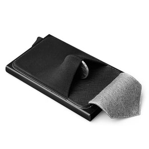 Men Business Aluminum Cash ID Card Holder RFID Blocking Slim Metal Wallet Coin Purse card case credit card wallet rfid wallet