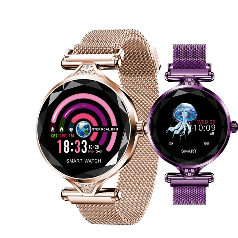 Lady Smart Watches Fashion Women Watch Heart Rate Monitor Fitness Tracker Women Smartwatch Bluetooth Waterproof Smart Bracelet