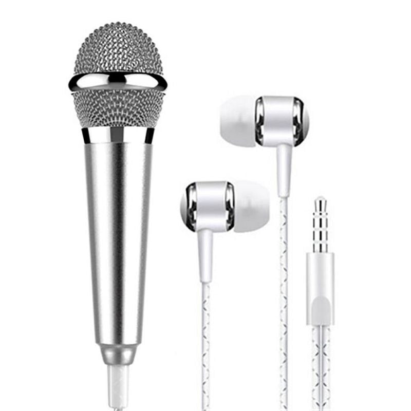 Live téléphone portable universel filaire Microphone petit Microphone condensateur casque dans l'oreille écouteurs #22