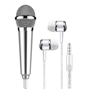 Live téléphone portable universel filaire Microphone petit Microphone condensateur casque dans l'oreille écouteurs #22