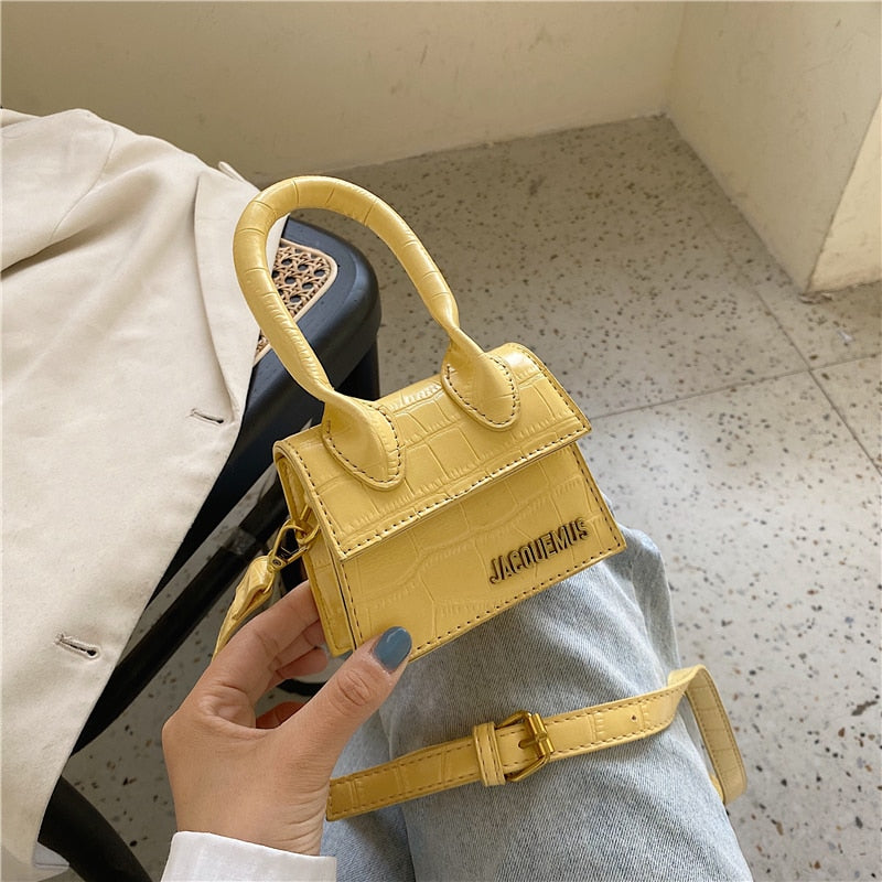 Jacquemus Mini Purses and Handbags for Women 2020 Crossbody Bag Famous Brand Totes Luxury Designer Hand Bags crocodile pattern