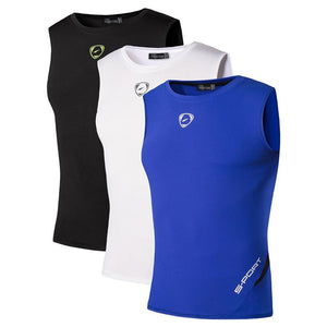 Jeansian 3 Pack Sport débardeur hauts hauts chemises sans manches en cours d'exécution Grym entraînement Fitness Compression mince LSL3306
