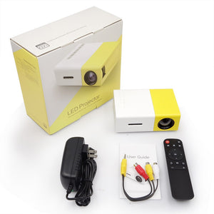 AAO YG300 Mini projecteur LED HDMI USB 3D Pico projecteur Audio YG310 lecteur multimédia à domicile LCD vidéo Proyector YG300 livraison directe