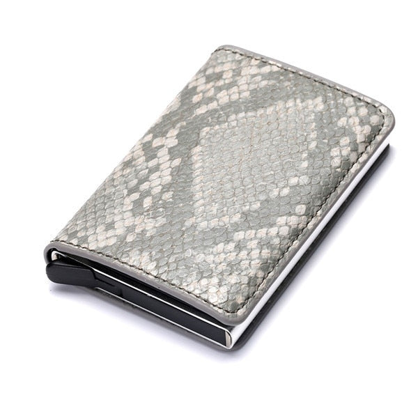 Aluminum Metal Credit Business Mini Card Wallet 2020 Dropshipping Man Women Smart Wallet Business Card Holder Hasp Rfid Wallet