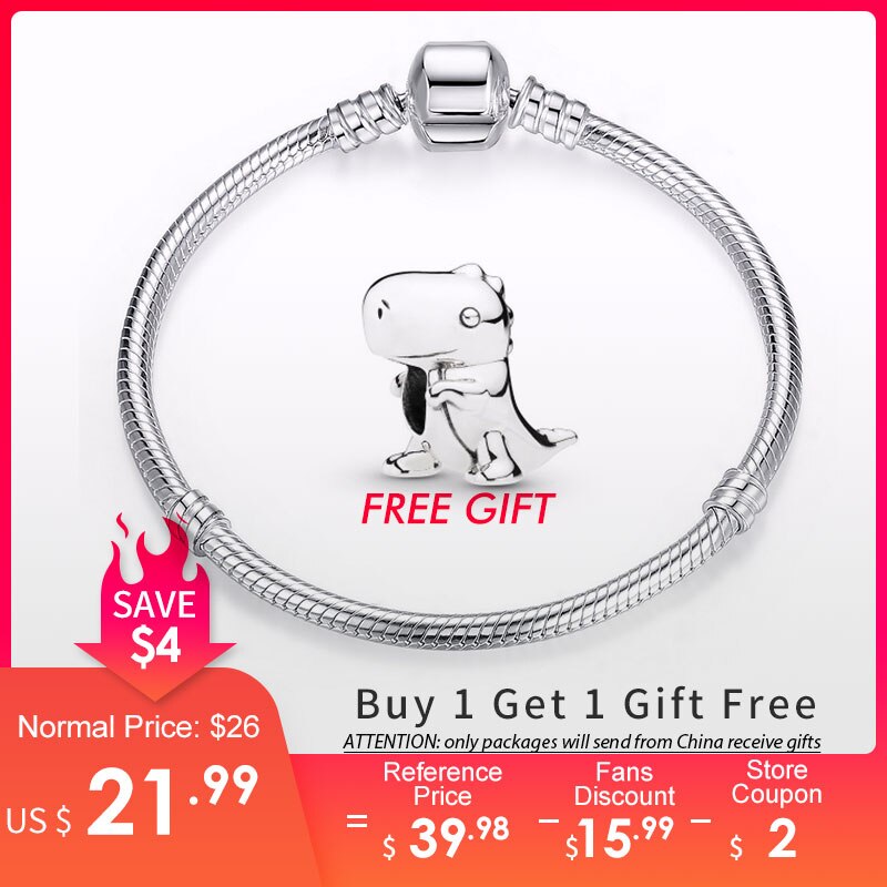 BAMOER TOP SALE Authentic 100% 925 Sterling Silver Snake Chain Bangle & Bracelet for Women Luxury Jewelry 17-20CM PAS902