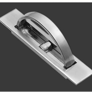 Tatami Hidden Door Handles Zinc Alloy Recessed Flush Pull Cover Floor Cabinet Handle Bright Chrome Dark Furniture Hardware