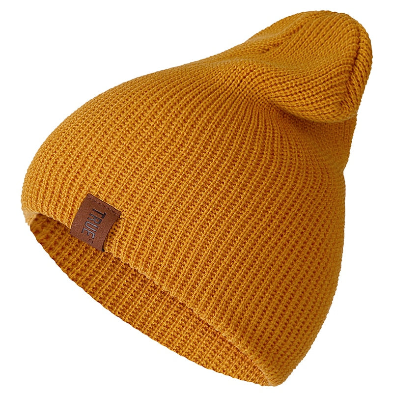 True Casual Beanies for Men Women Warm Knitted