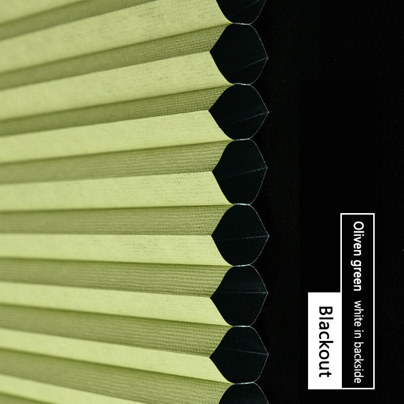 Made-to-Order Blackout Motorized Cellular Shades, Cordless Honeycomb blinds, Remote and Batteries Included