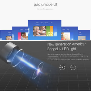 AAO YG300 Mini projecteur LED HDMI USB 3D Pico projecteur Audio YG310 lecteur multimédia à domicile LCD vidéo Proyector YG300 livraison directe