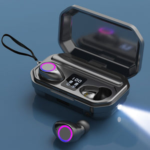 9D Noise Cancelling Wireless Headphones Bluetooth Sport Earphone Bluetooth 3300mah Touch Control Headphones Bluetooth Waterproof