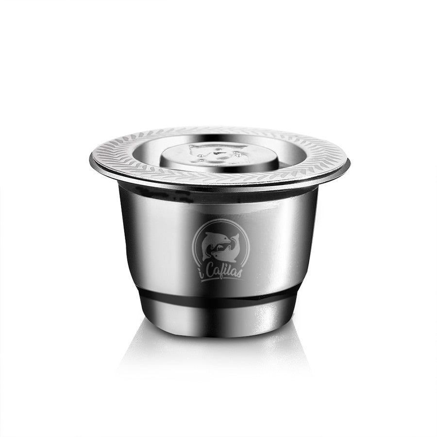 iCafilas For Nespresso Reutilisable Refillable Capsule Crema Espresso Reusable New Refillable For Nespresso