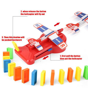2020 Dominos Car Electric Model Juguetes Vehicle Educational Home Toys Blocks Train Domino Game for Children Boy Girl