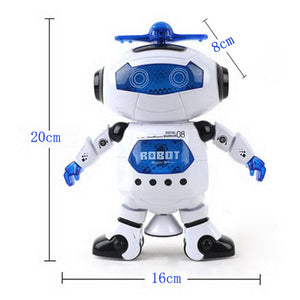 Hot 360 espace rotatif intelligent danse astronaute Robot musique lumière LED électronique marche drôle jouets pour enfants enfants cadeau d'anniversaire