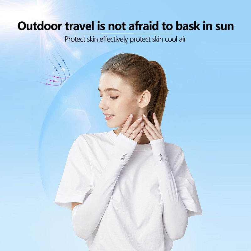 1 paires bras manches été soleil UV Protection main couverture refroidissement plus chaud course pêche cyclisme Ski Golf bras couverture pour hommes femmes