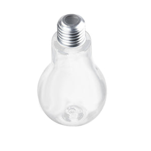 Creative Summer Bulb Water Bottle Cute Brief Fashion Milk Juice Light Bulb Leak-proof Drinkware Portable Outdoors Drinking Glass