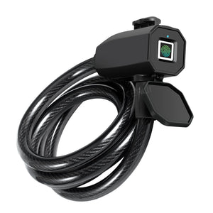 KERUI Bike Lock Keyless Fingerprint Bicycle Lock Safe Anti-theft Anti-shear Smart Door Lock for Motorcycle Gate Fence Outdoor