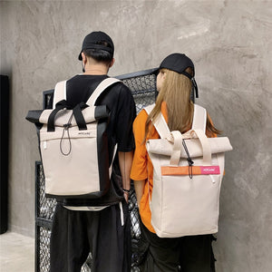 Large Capacity Waterproof Travel Backpacks Male Fashion Panelled Notebook Backpack for School Teenagers Men's Bag 2020 Trend New