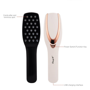 Phototherapy Head Massager Prevent Hair Loss Comb Electric Vibration Scalp Massager USB Hair Brush Promote Blood Circulation 31