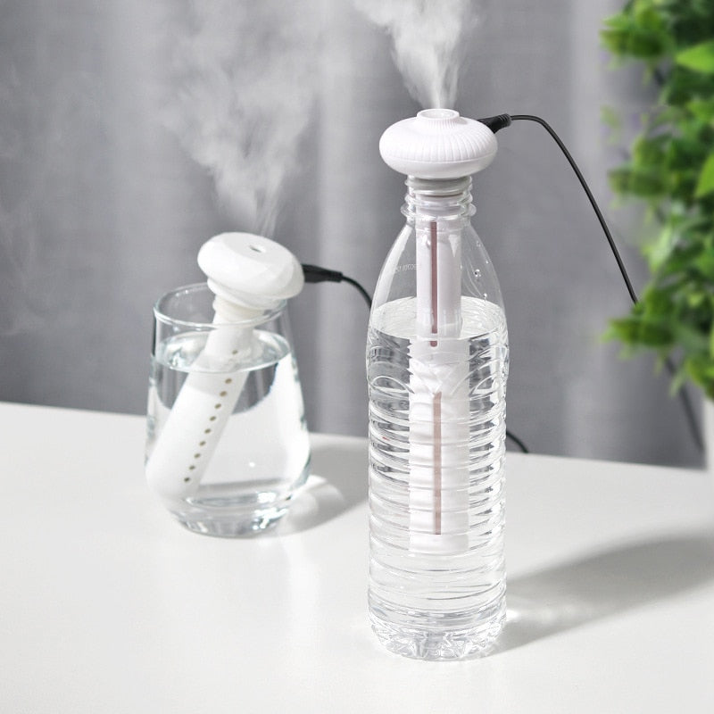 ELOOLE USB Portable Air Humidifier Donut Bottle Aroma Diffuser Mist Maker For Home Office Humidification Detachable