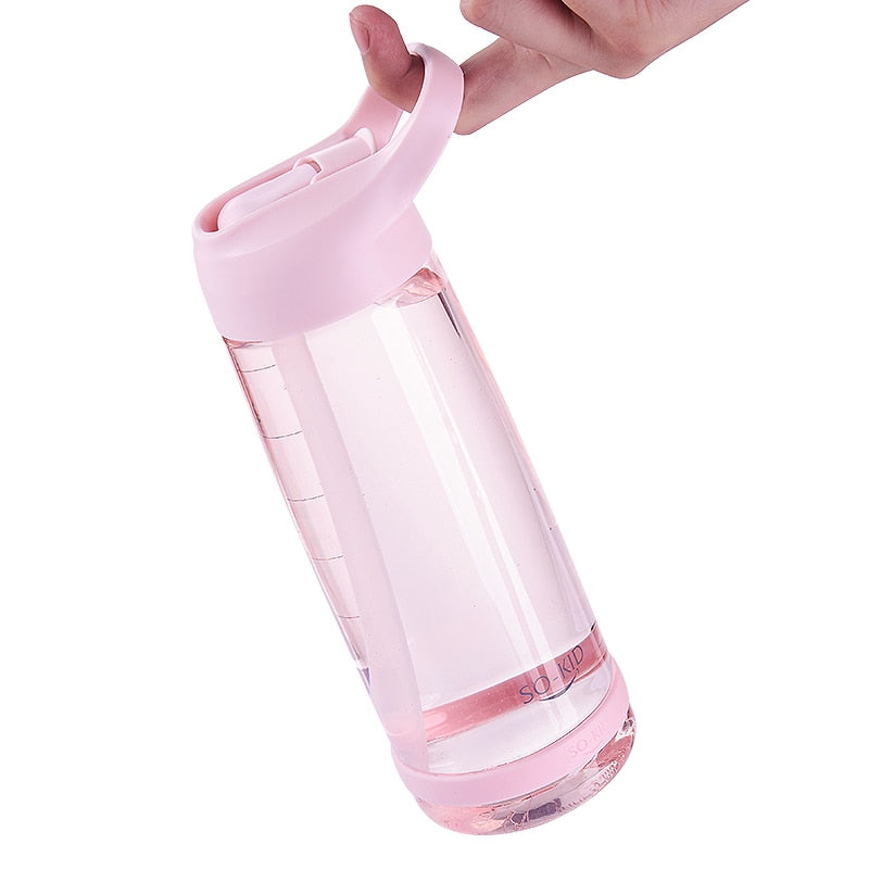 Outdoor Water Bottle with Straw