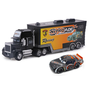 Disney Pixar Cars 2 3 Toys Lightning McQueen Jackson Storm Mack Uncle Truck 1:55 Diecast Model Car Toy Children Christmas Gift
