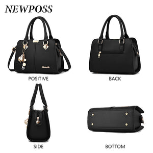 Newposs Famous Designer Brand Bags Women Leather Handbags 2020 Luxury Ladies Hand Bags Purse Fashion Shoulder Bags