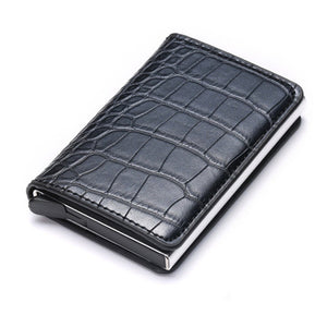 Aluminum Metal Credit Business Mini Card Wallet 2020 Dropshipping Man Women Smart Wallet Business Card Holder Hasp Rfid Wallet
