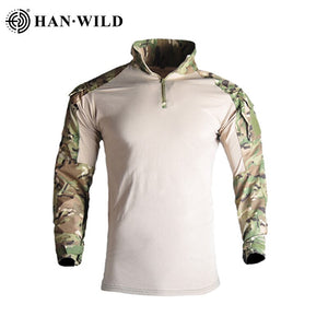 Pantalon de chasse G3 costume tactique Militaire uniforme Multicam Forces costume chemise de Combat pantalon tactique Airsoft Militaire avec tampons