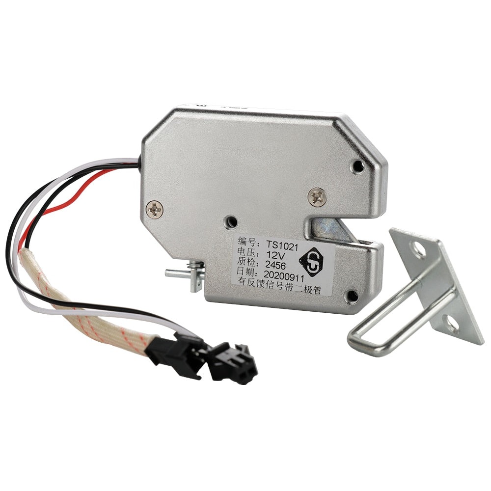 Mini DC 12V Electrical Lock Smart Cabinet Lock Cupboard Case Electronic Anti-Theft Lock Supermarket Mailbox Lock