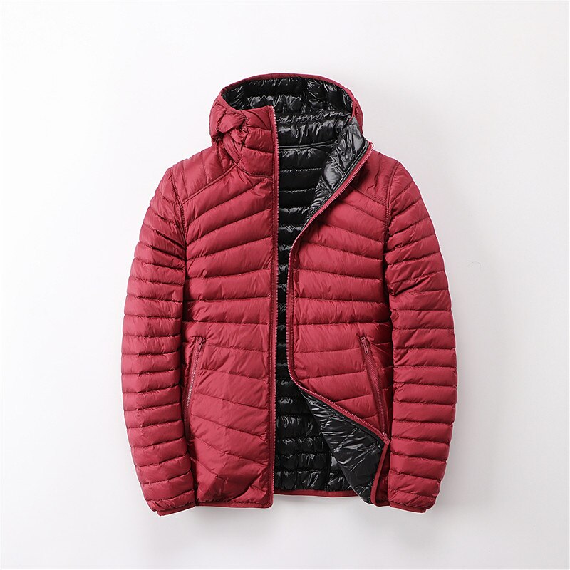 2020 Women Down Jacket Women Parks Ultra Light Feather Double Side Windbreaker Reversible Autumn Winter Female Coat Brand Tops